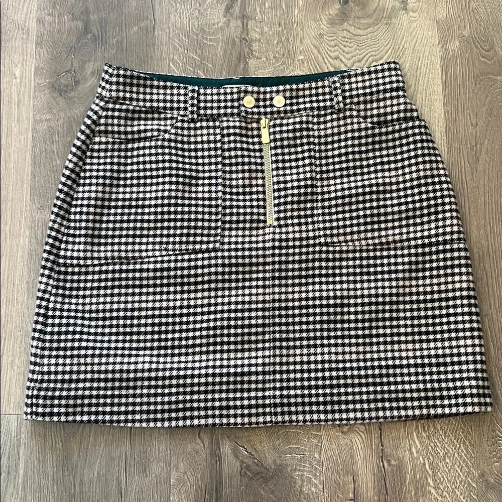 Scotch & Soda Miniskirt In Heritage Check Brown . Size L